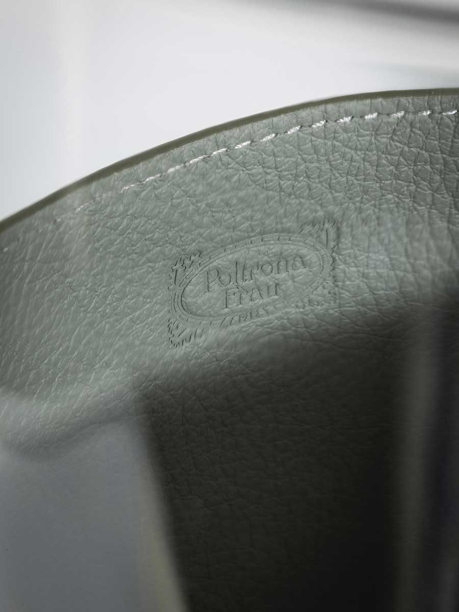poltrona frau leather pot vase