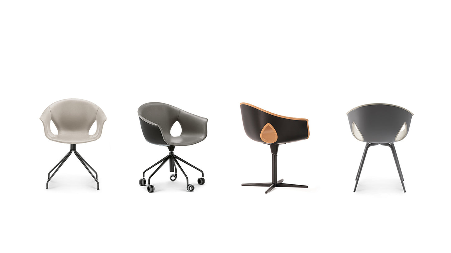 Ginger Ale 4 Spokes Small Armchair