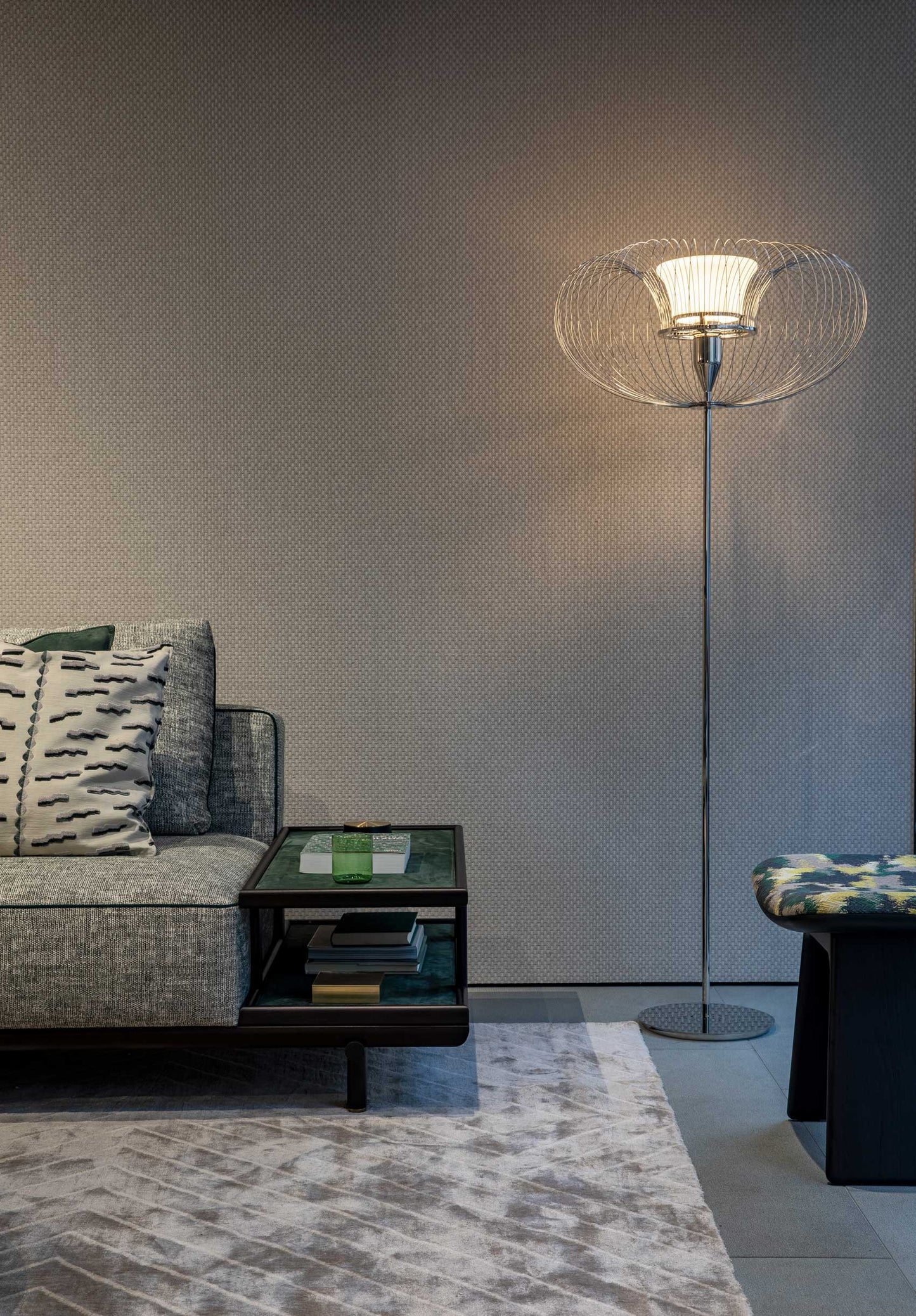 Steel Flower Floor Lamp