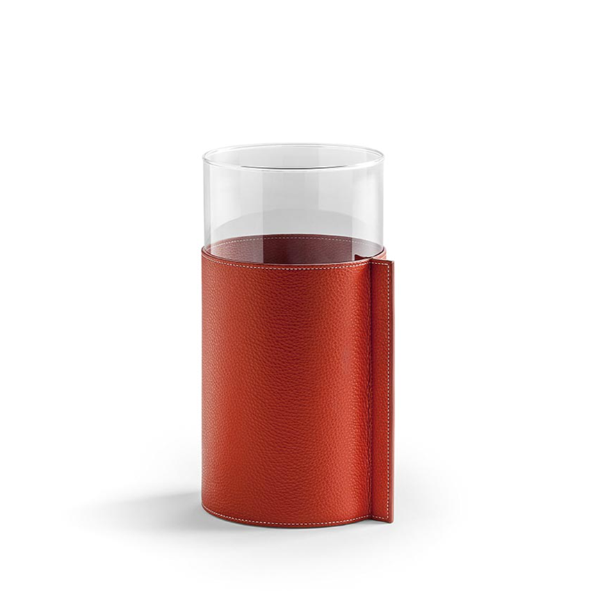 Leather Pot - High