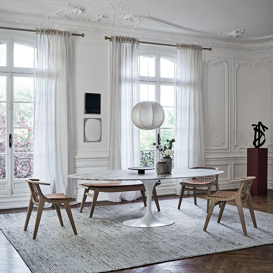 Klismos Wood Back Dining Chair
