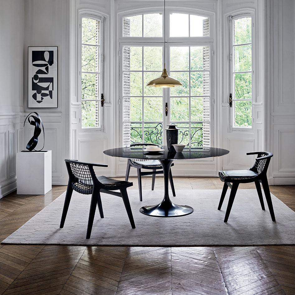 Klismos Wood Back Dining Chair