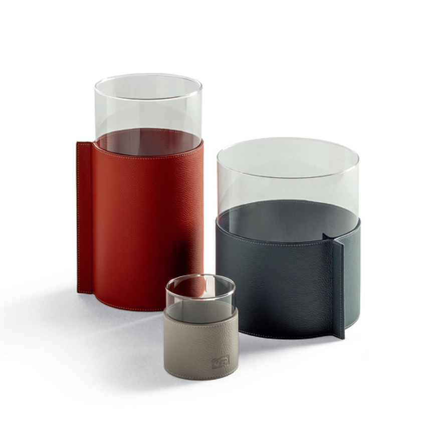 Leather Pot - High