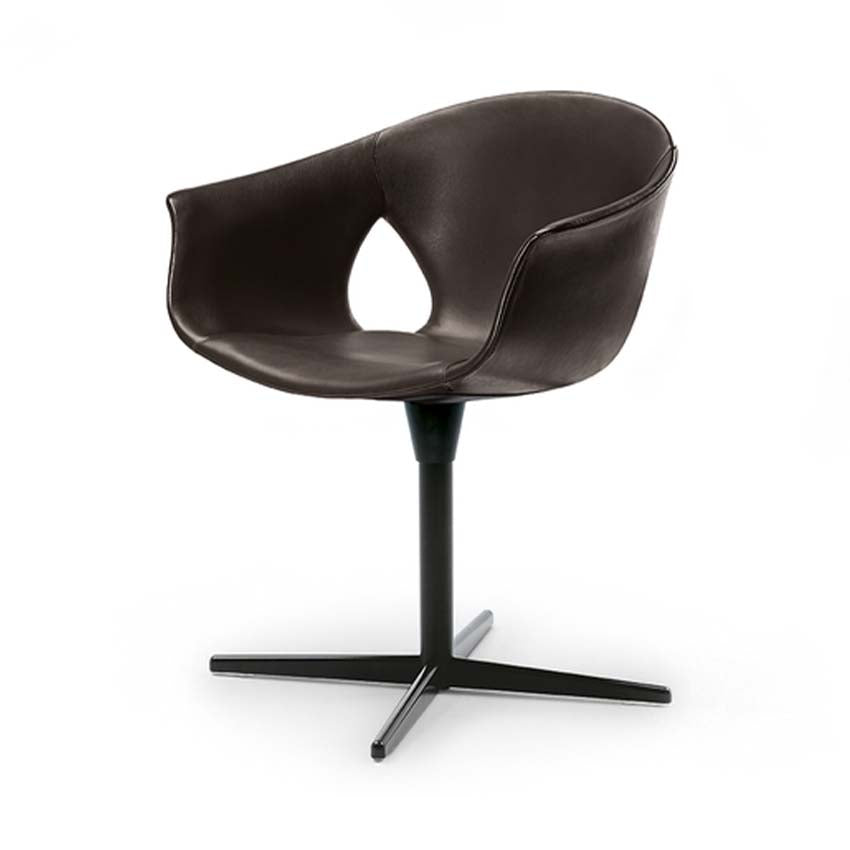 Ginger Ale Small Armchair with Column