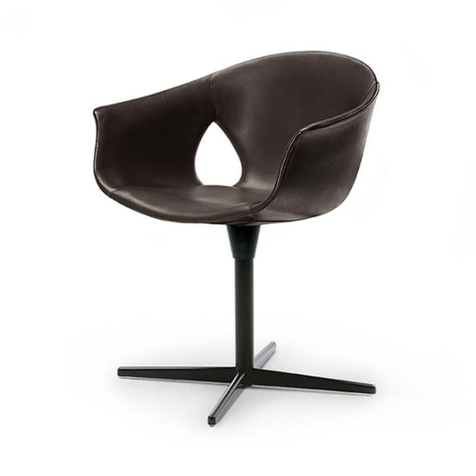 Ginger Ale Small Armchair with Column