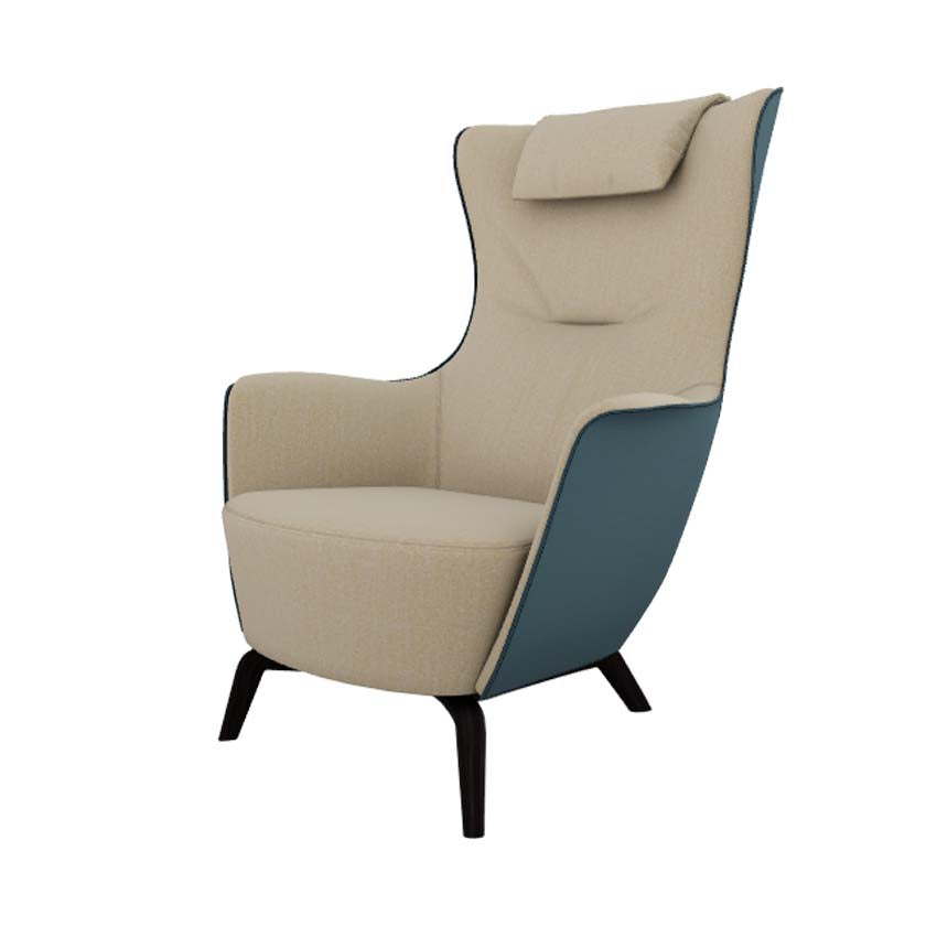 Mamy Blue Swivel Armchair