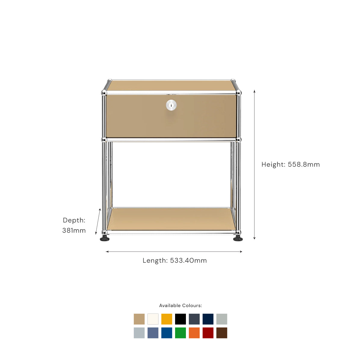 USM Nightstand w. LED