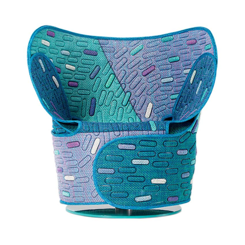 Hana Arashi Swivel Armchair