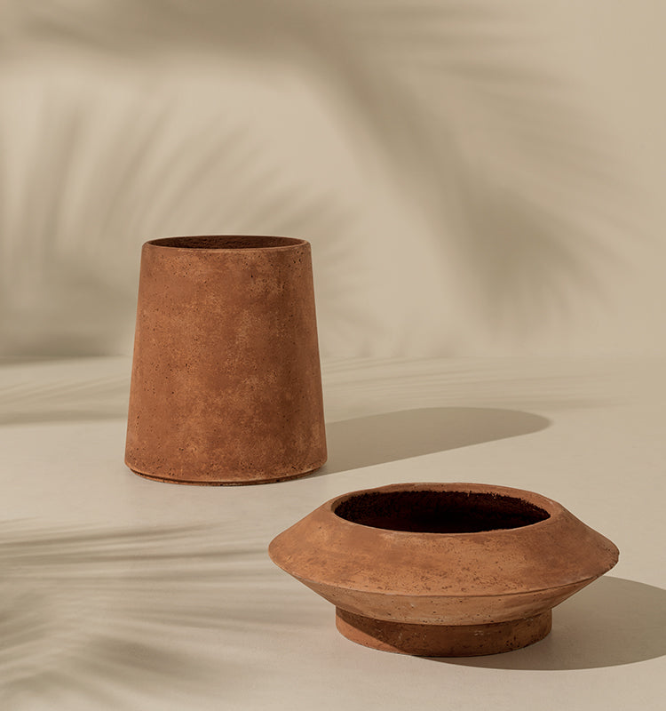 Bulbi Concrete Vase Allium