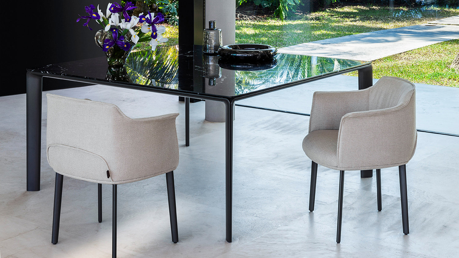 Archibald Dining Chair Wood Base
