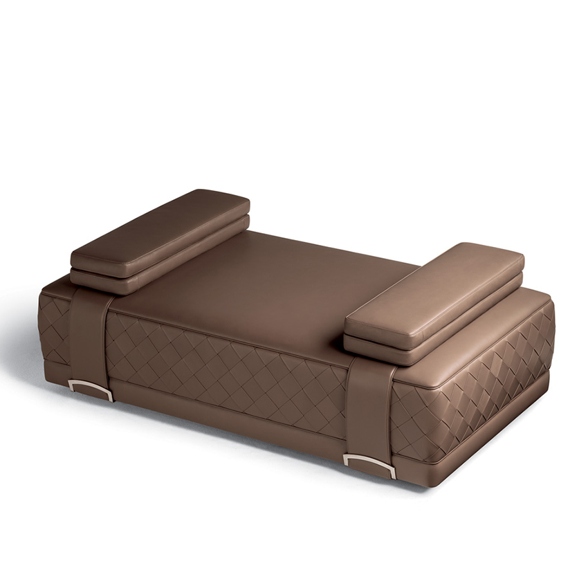 Grant Ottoman with Armrest