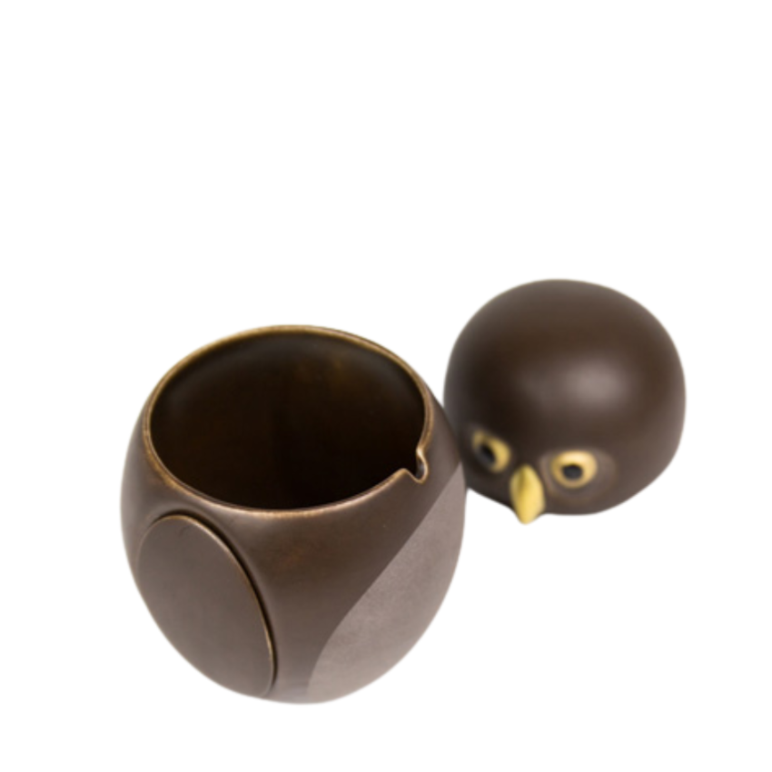 Screech Owls Vase