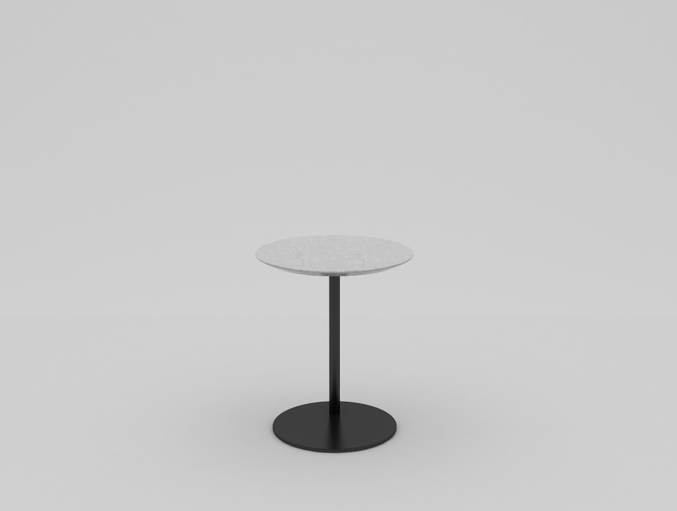 Pebble - Side Table-TABLES-CAMERICH-CARRARA MARBLE-Proof Living Singapore