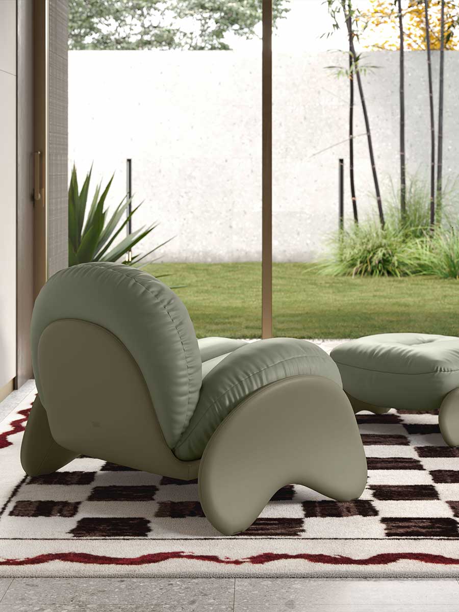 poltrona frau squash armchair