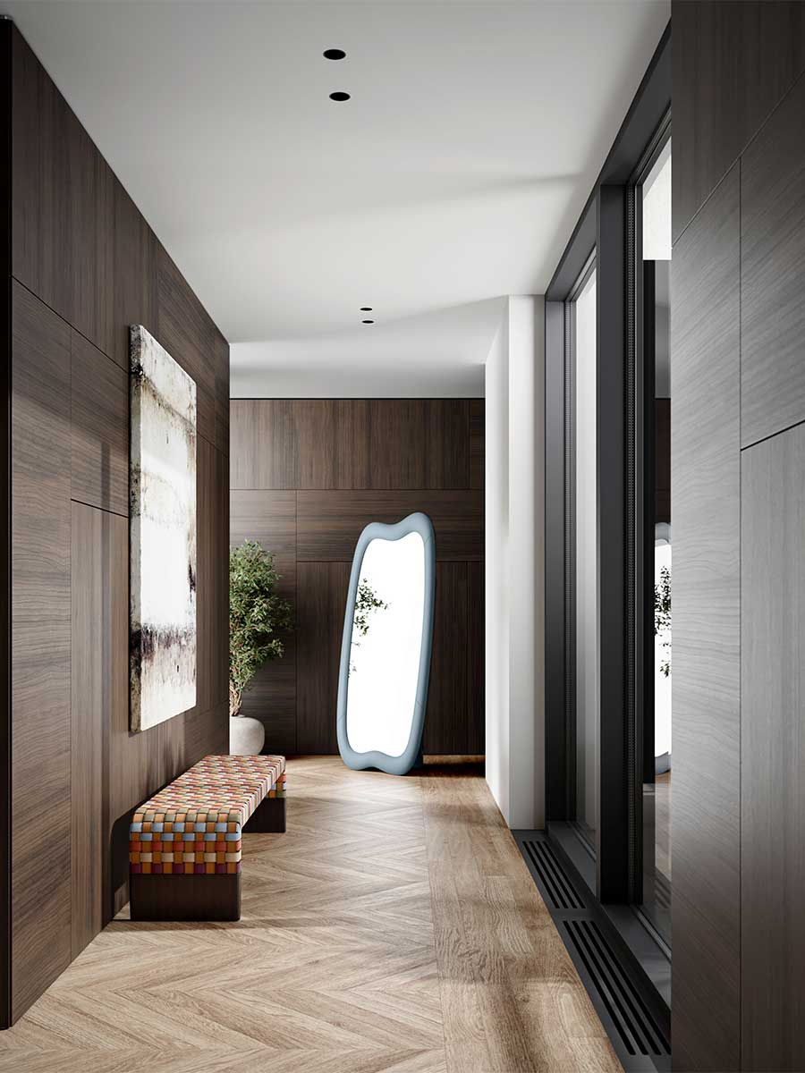 poltrona frau brera limited edition bench
