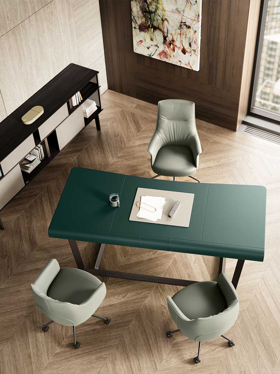 poltrona frau peek a book large desk