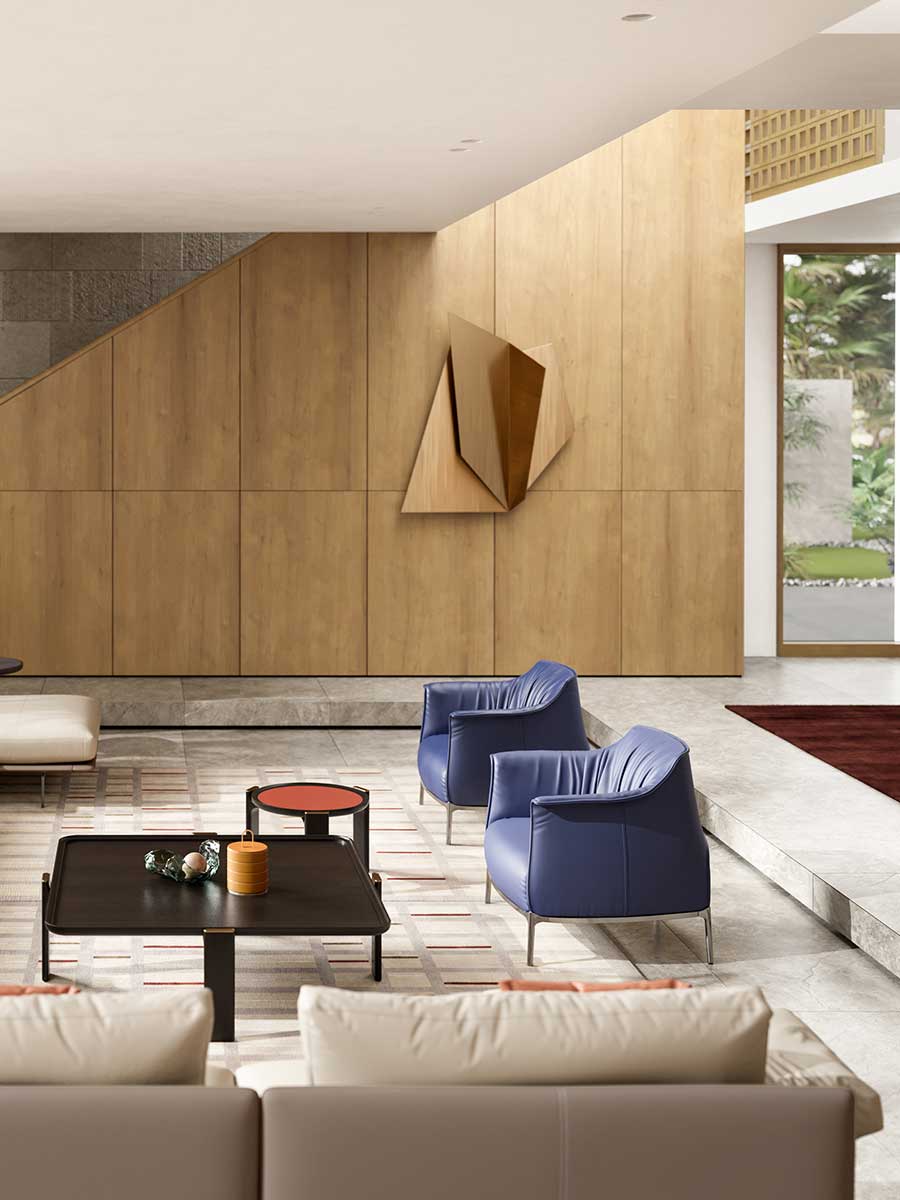 poltrona frau archibald armchair