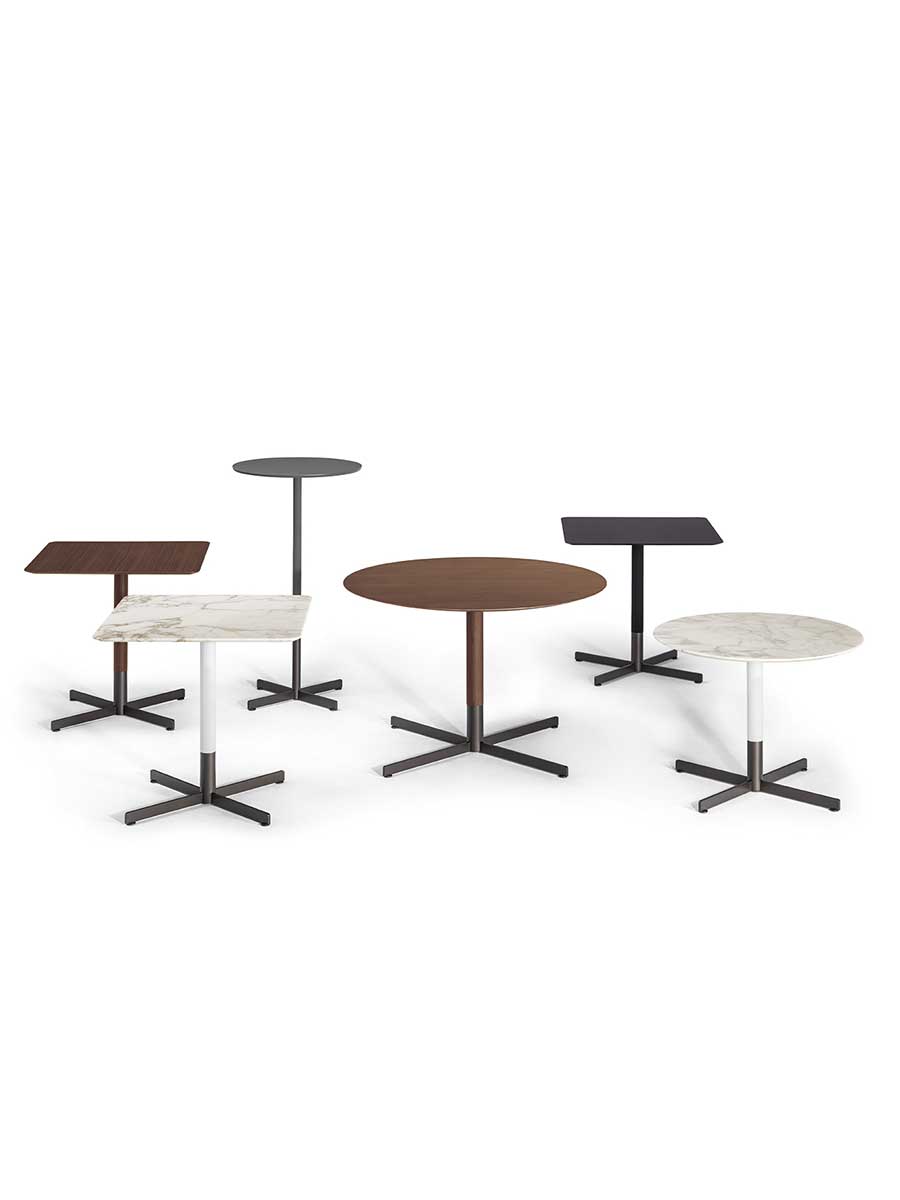 poltrona frau bob bistrot round small tables