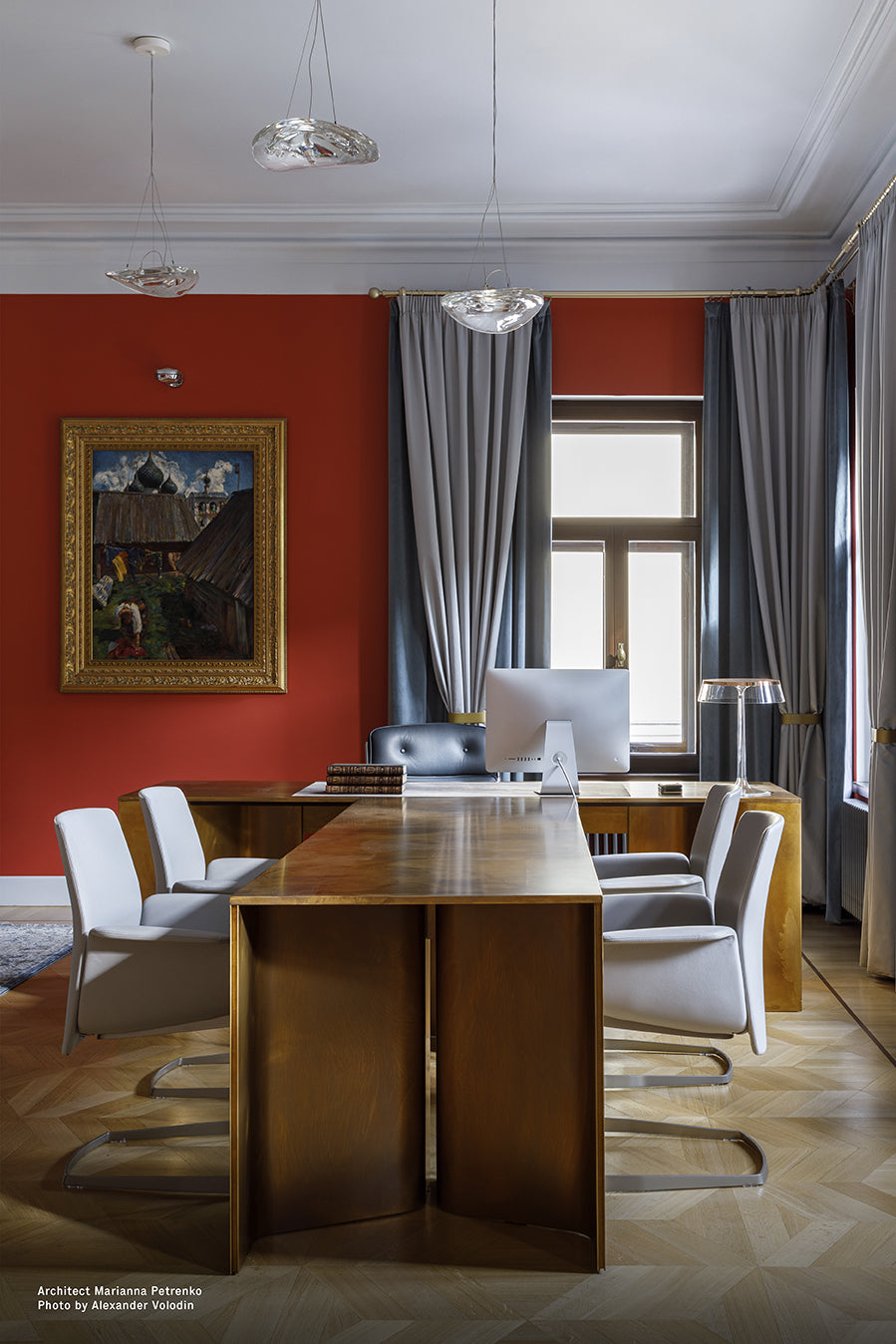 poltrona frau downtown conference cantilever chair