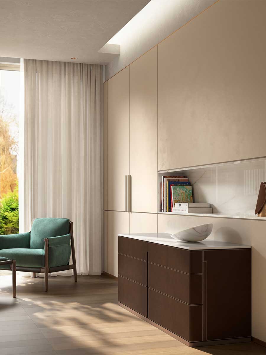 poltrona frau fidelio notte chest of drawers