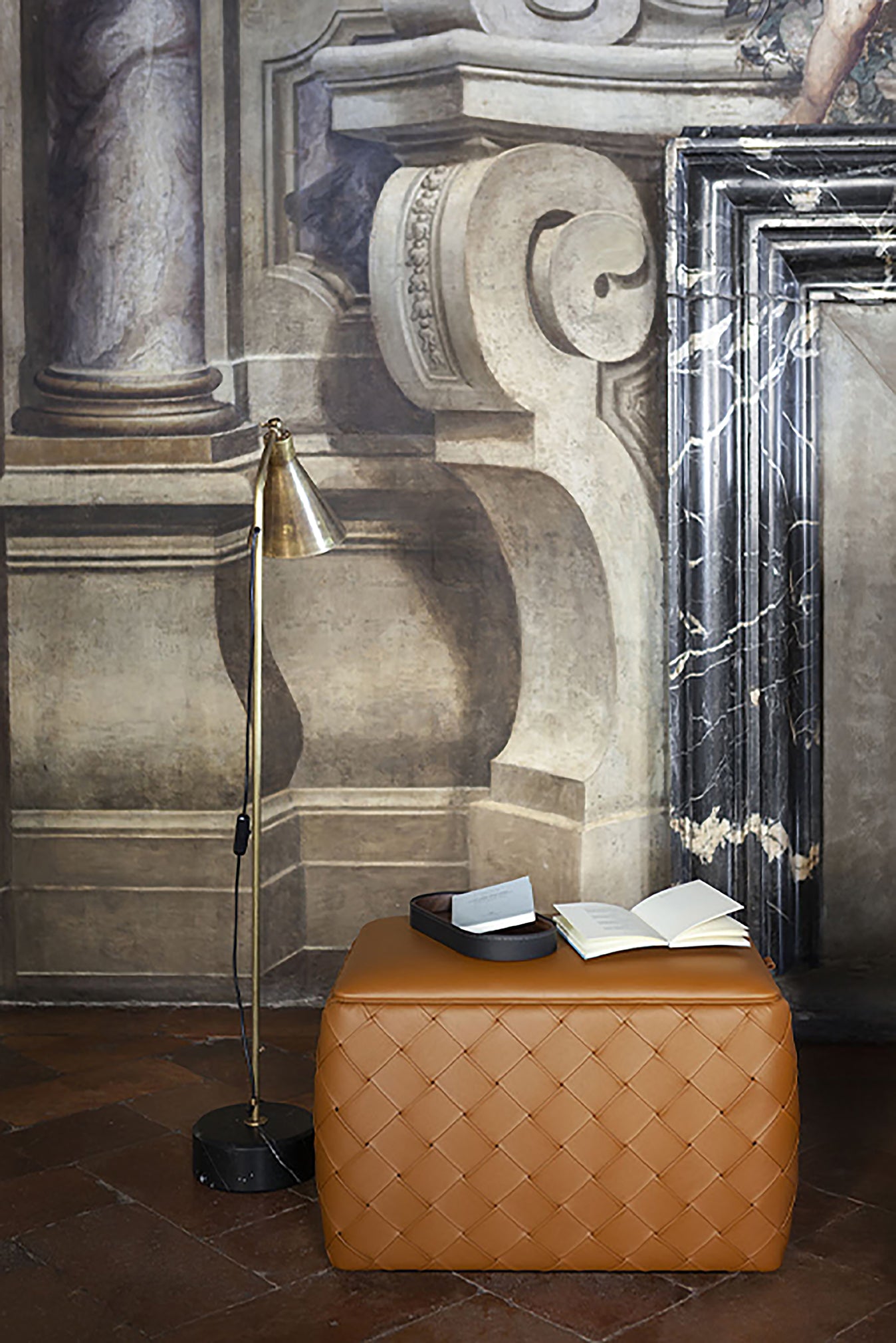 poltrona frau grant ottoman 65x45
