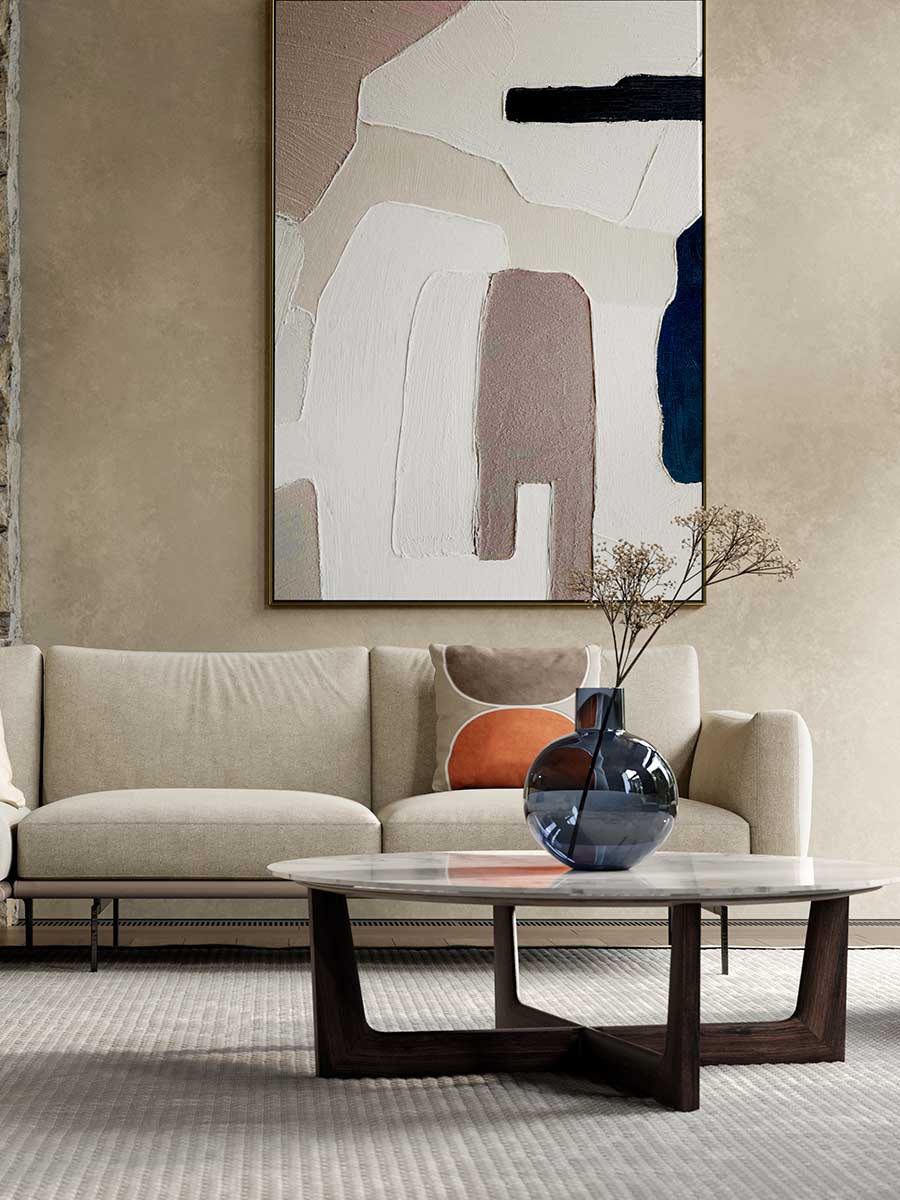 poltrona frau ilary wood base coffee table
