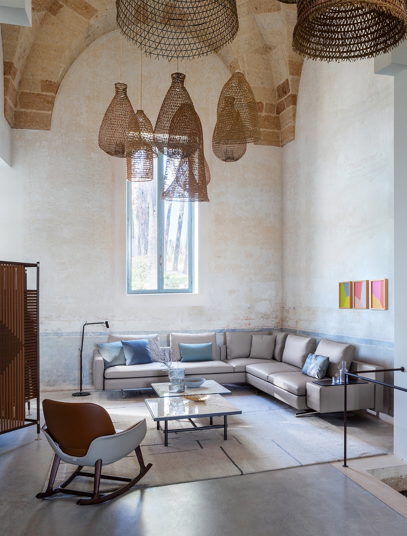 poltrona frau martha rocking armchair