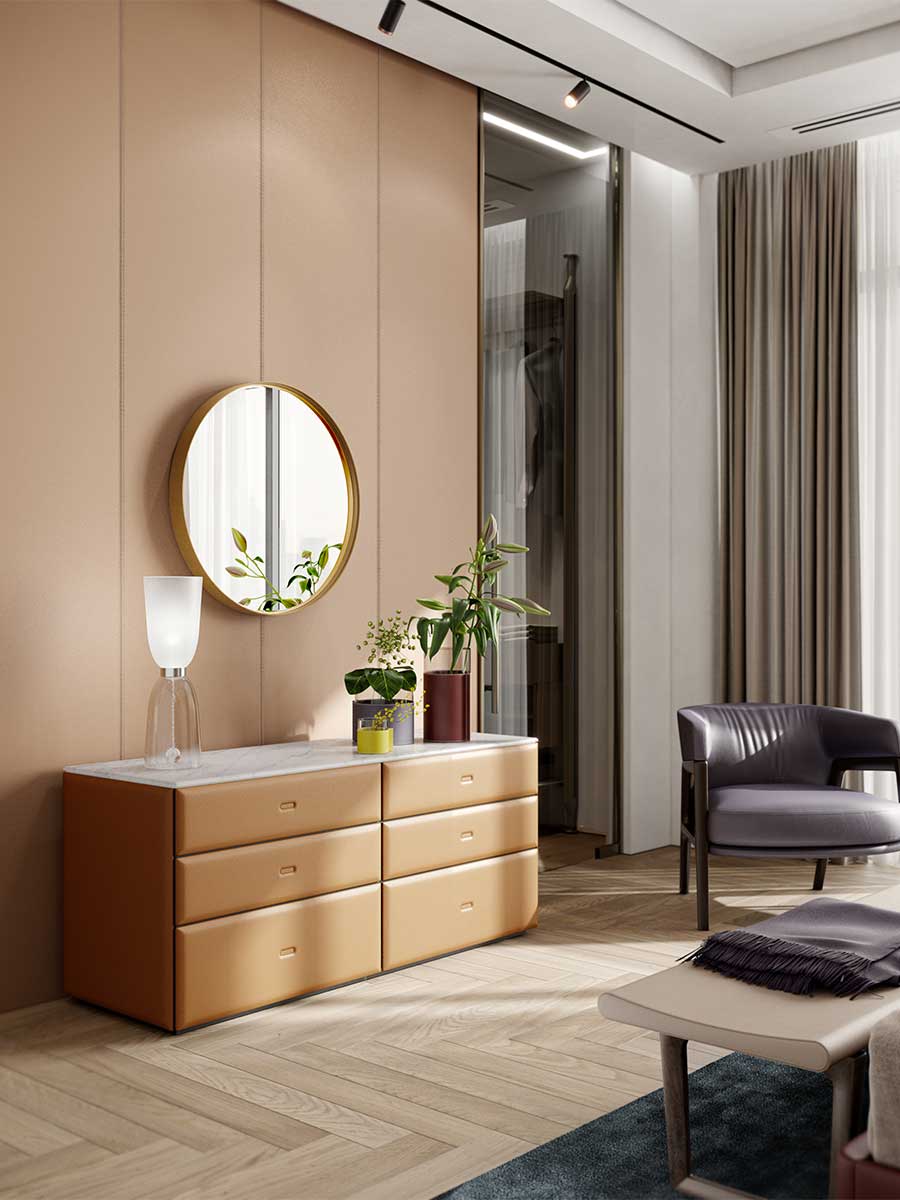poltrona frau moondance drawer chest