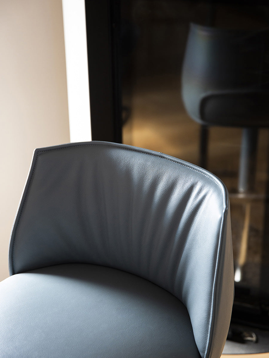 Archibald Stool With Steel Base