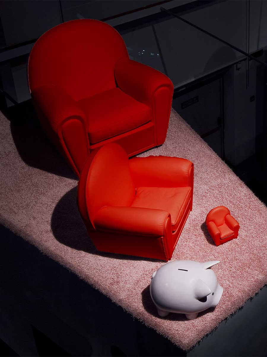 poltrona frau baby vanity fair armchair
