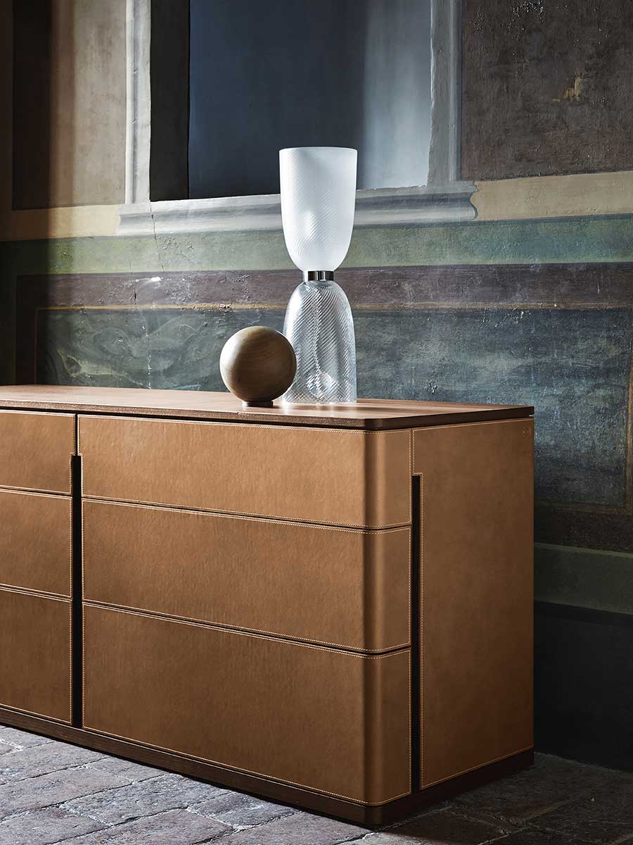 poltrona frau fidelio notte chest of drawers