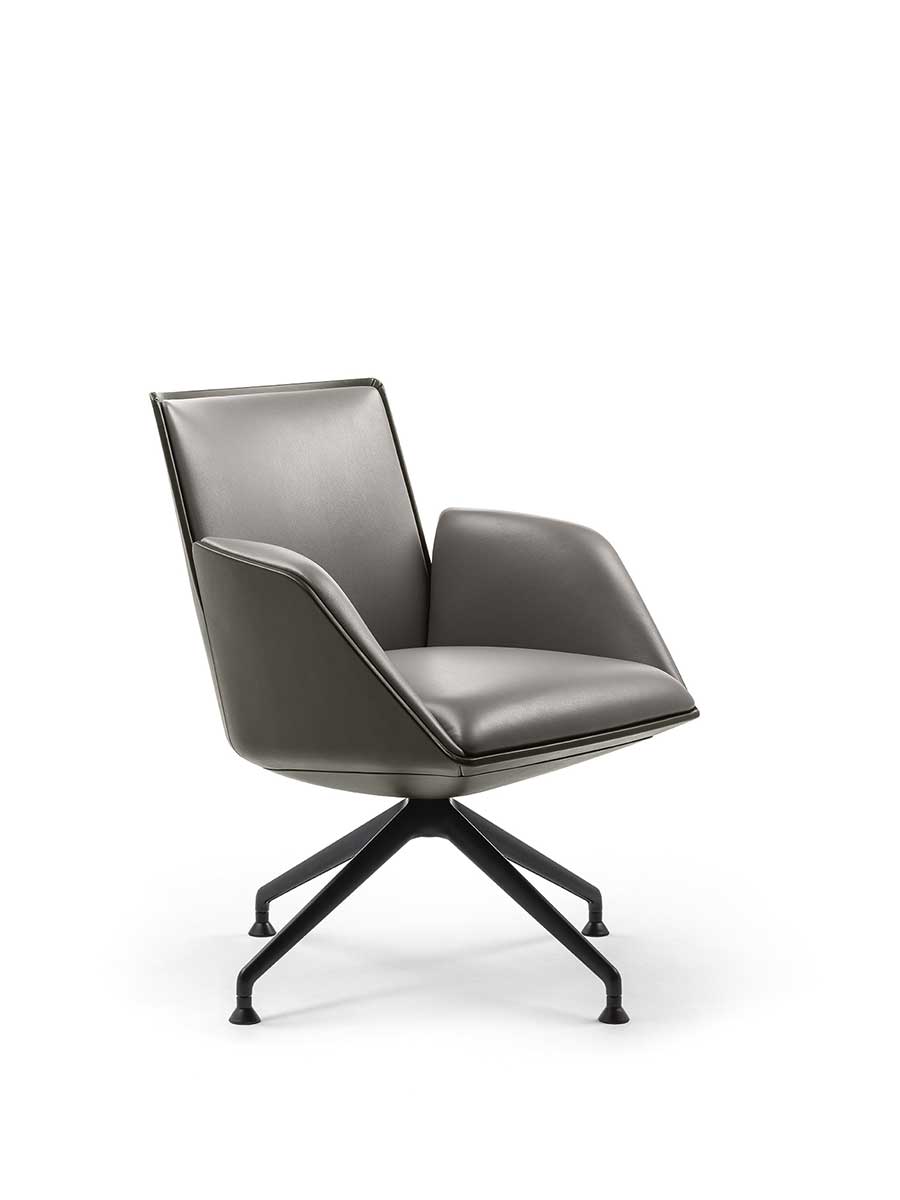 poltrona frau cercle visitor chair