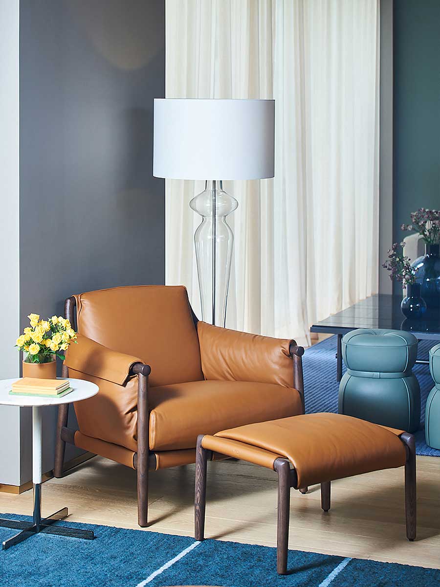 poltrona frau times lounge ottoman