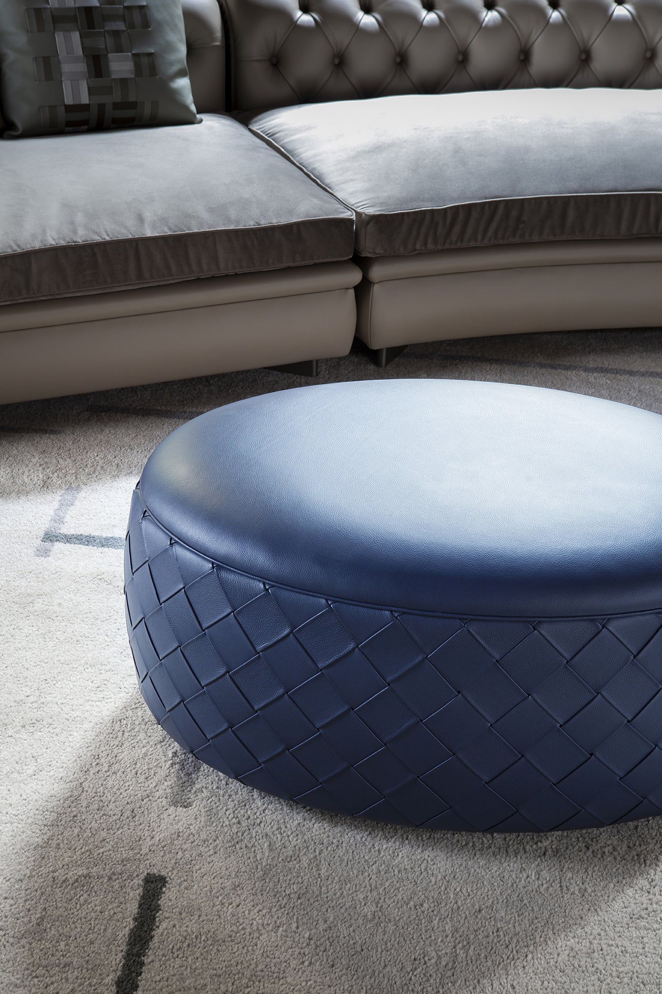 poltrona frau grant ottoman 90x64