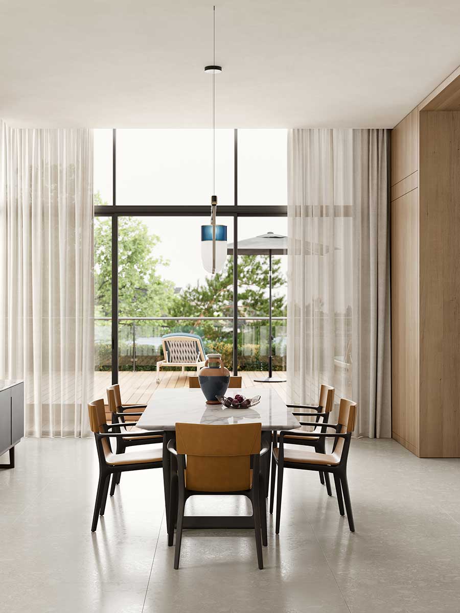 poltrona frau isadora chair with arms