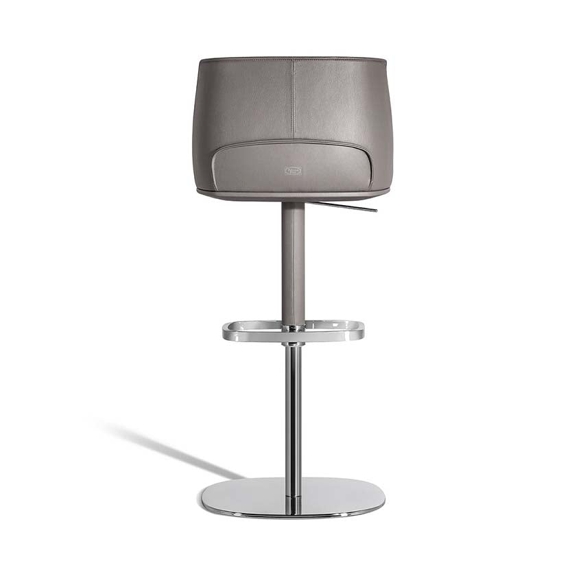 Archibald Stool With Steel Base