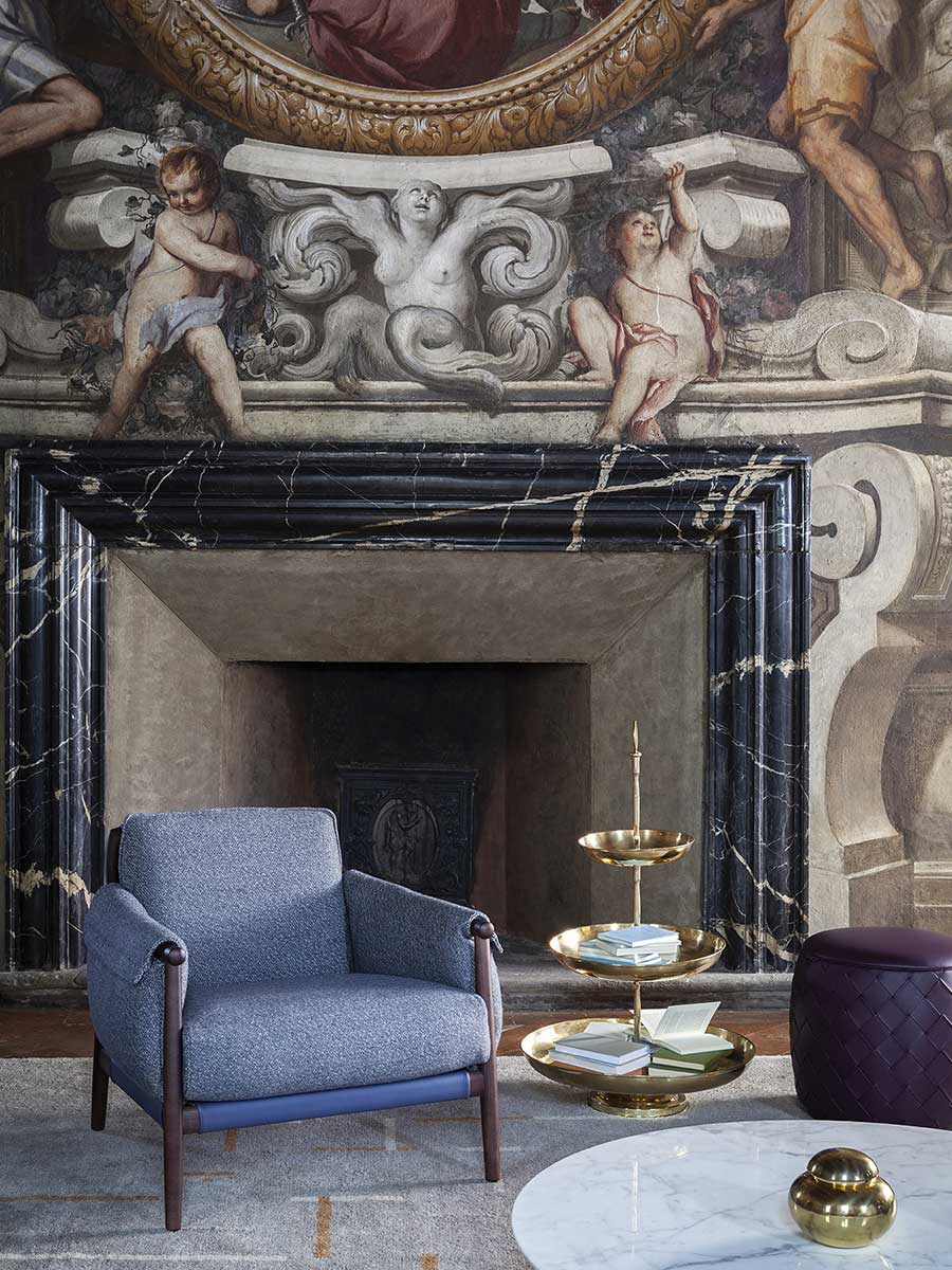 poltrona frau times lounge armchair