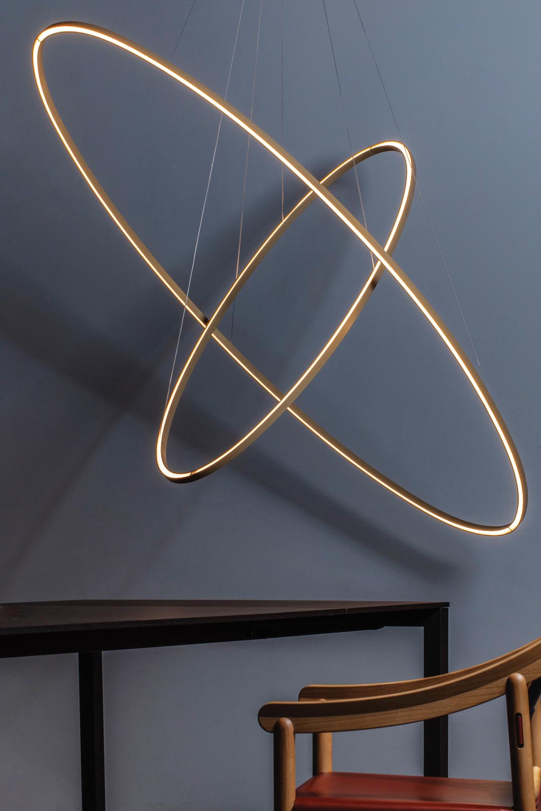 Ellisse Pendant Double Mega Ceiling Light