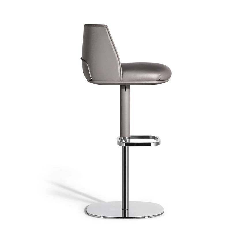 Archibald Stool With Steel Base