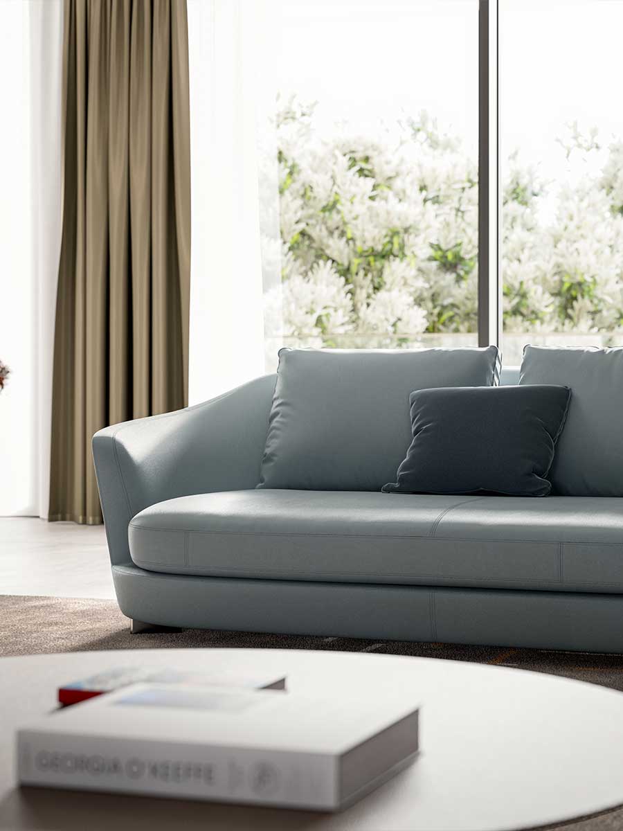 poltrona frau duo sofa