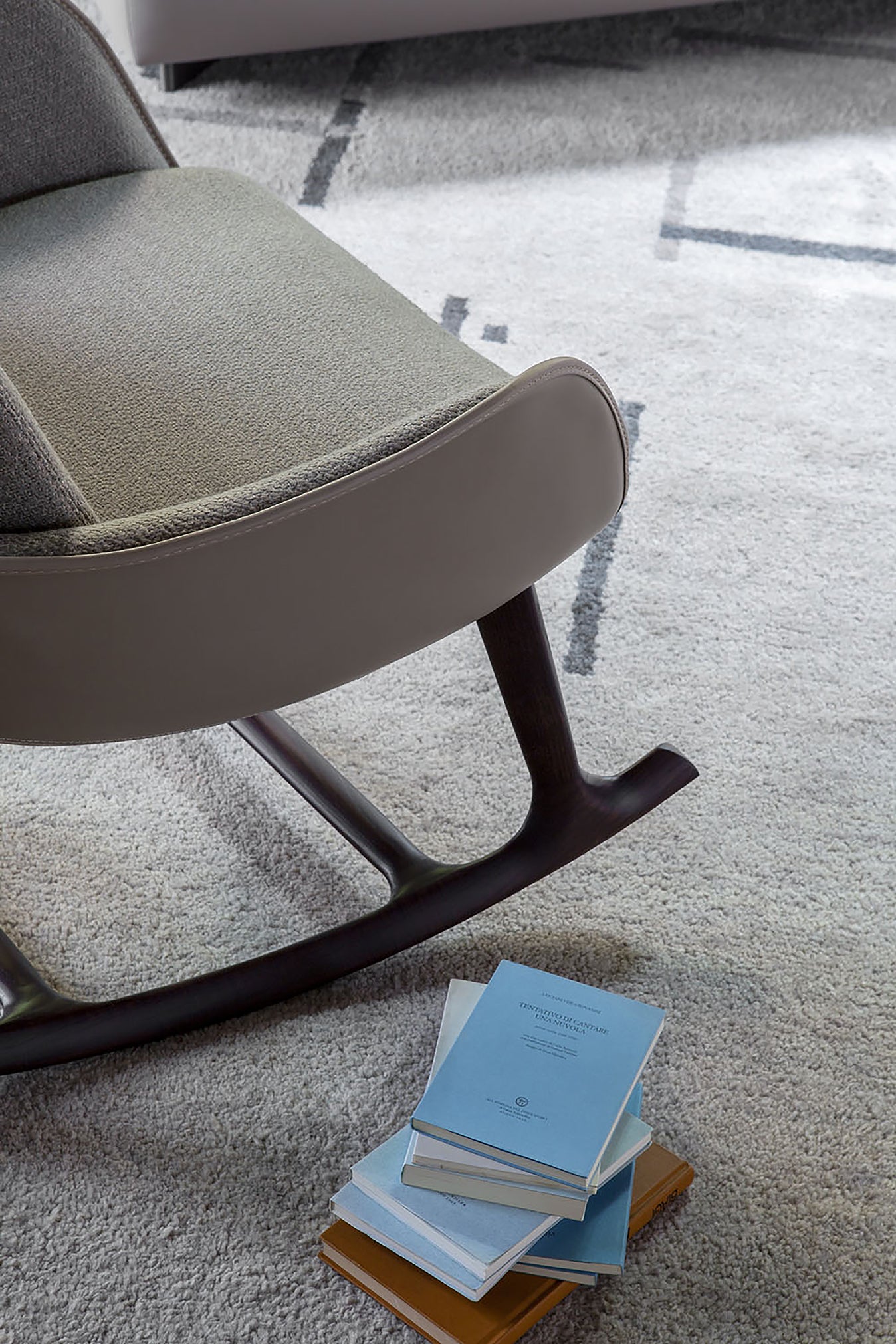 poltrona frau martha rocking armchair