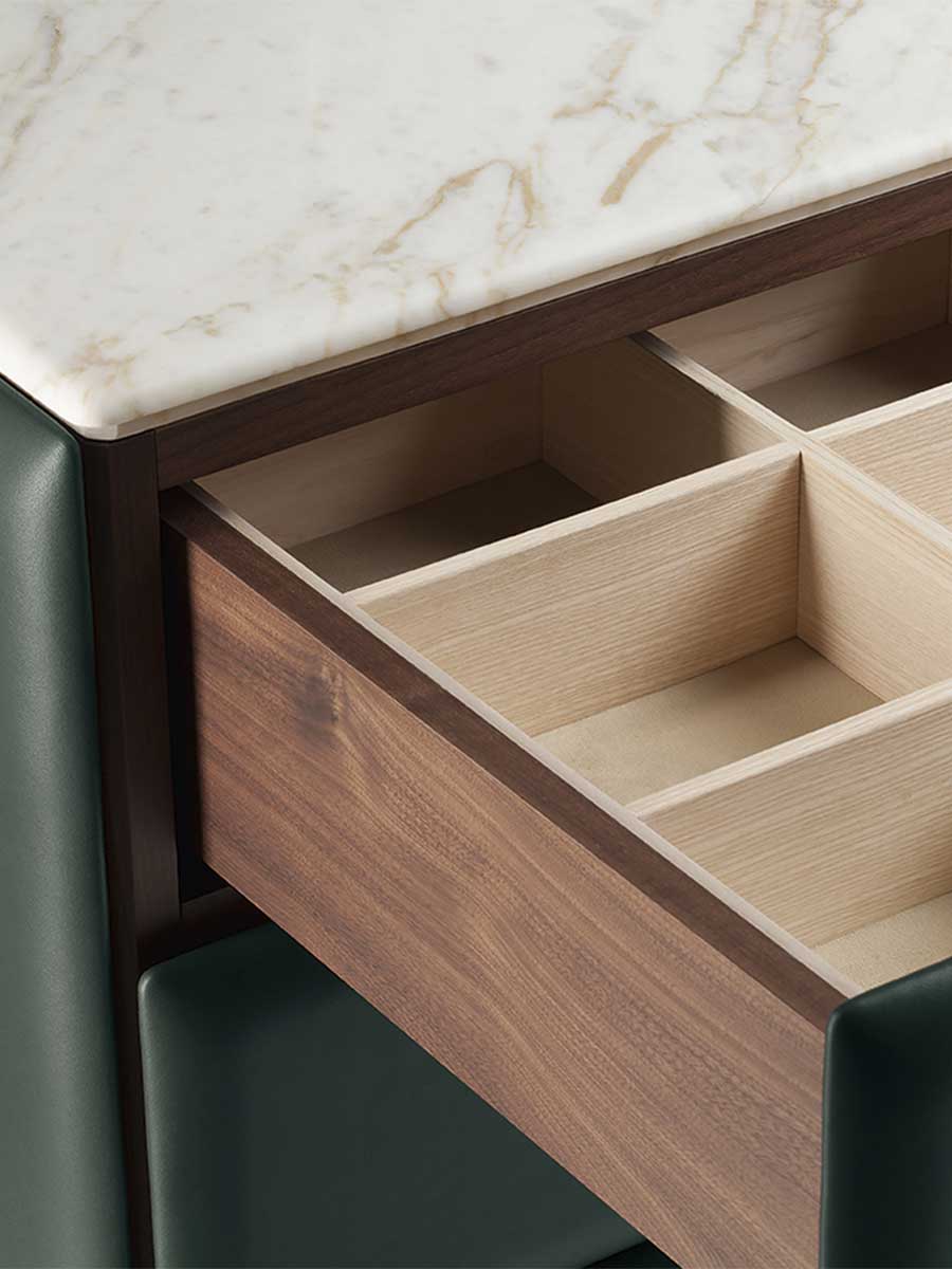 poltrona frau moondance drawer chest