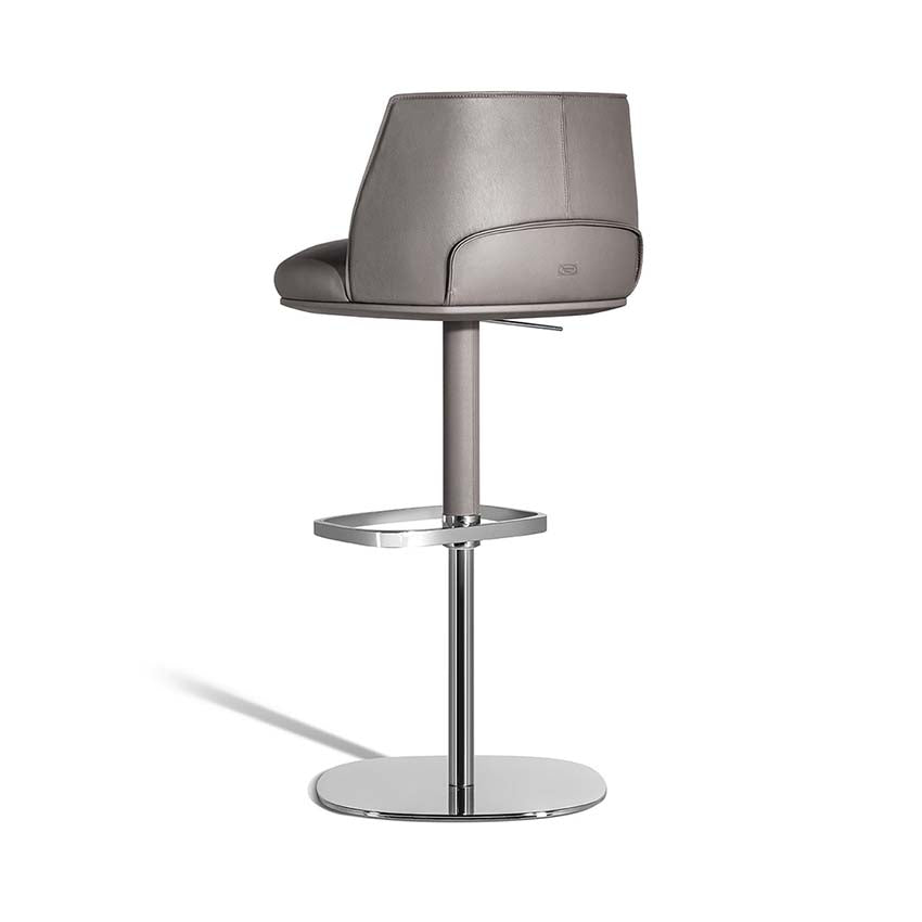 Archibald Stool With Steel Base
