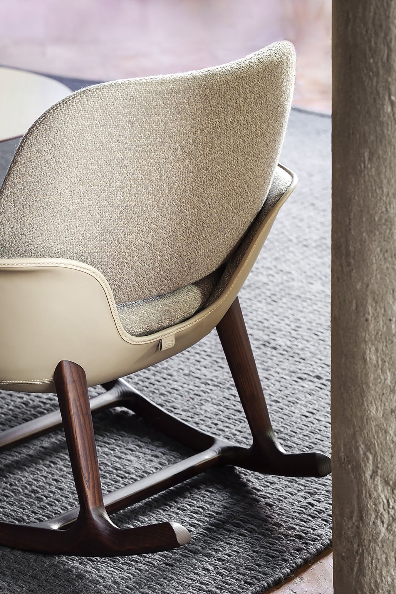 poltrona frau martha rocking armchair