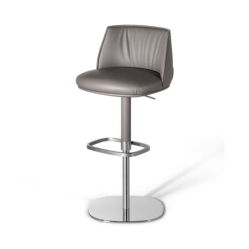 Archibald Stool With Steel Base