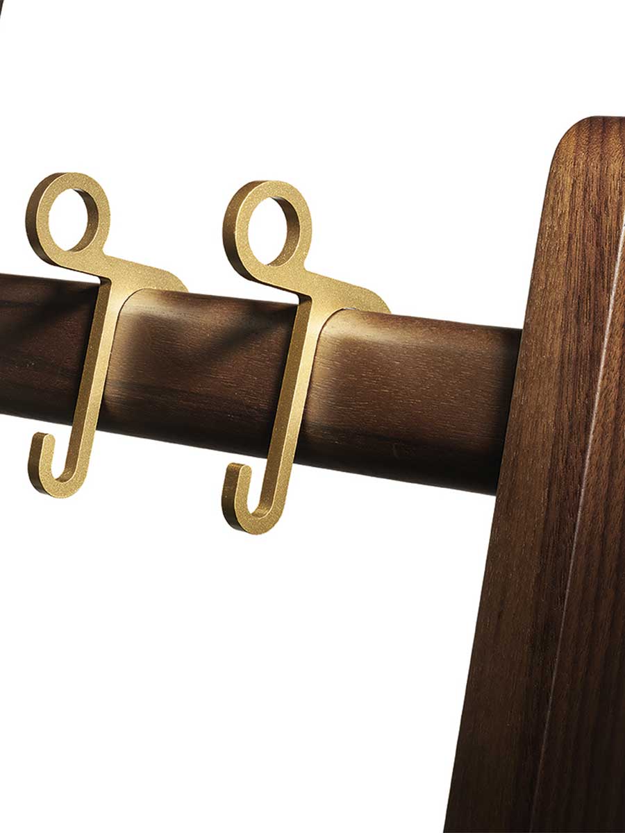 Ren Standing Mirror With Hangers