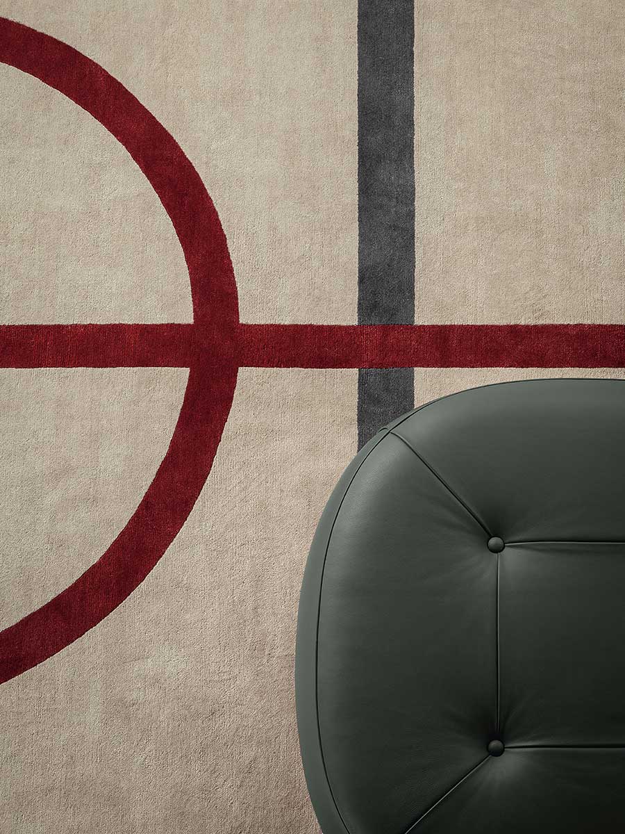 poltrona frau billie rug