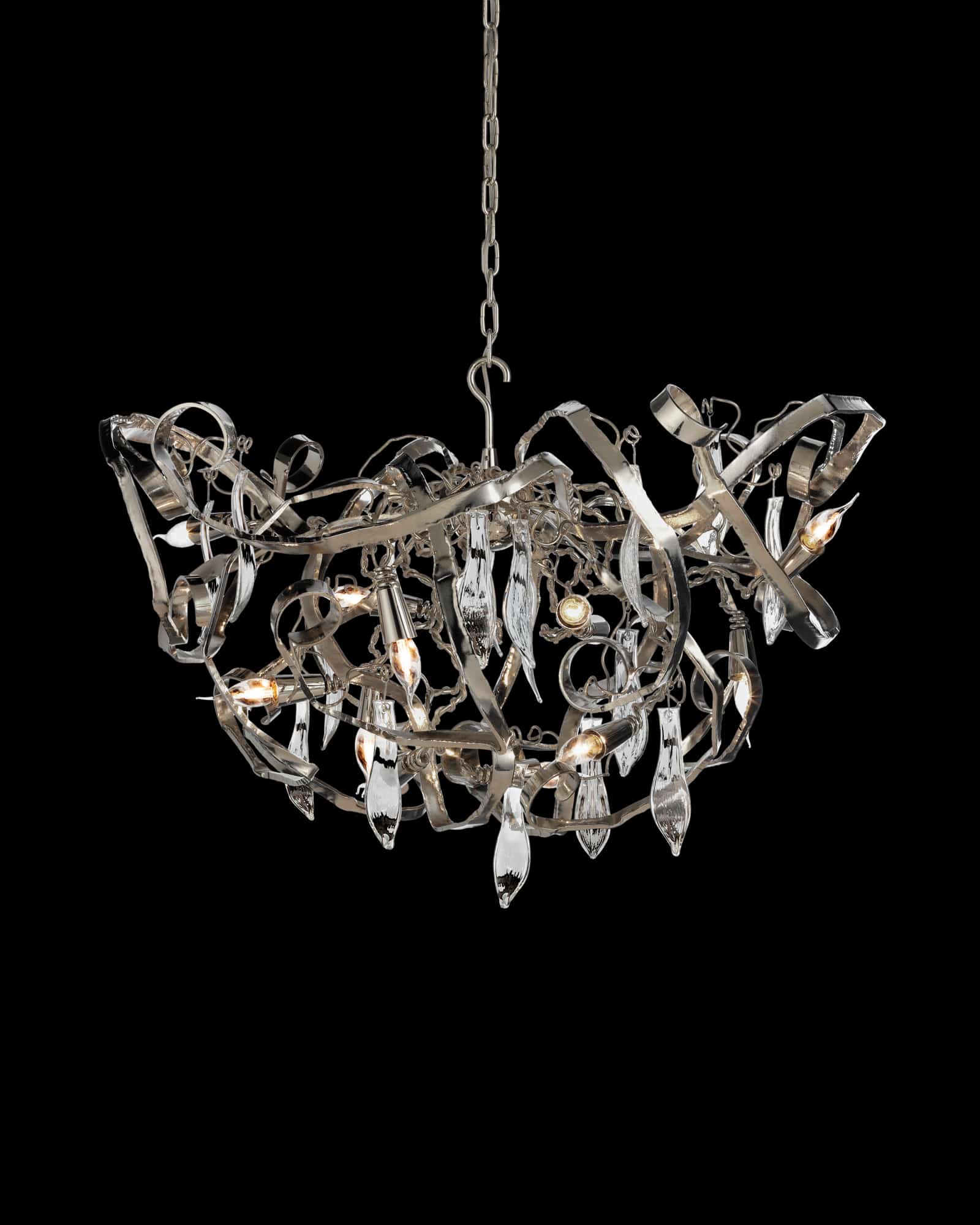 Delphinium Chandelier Round
