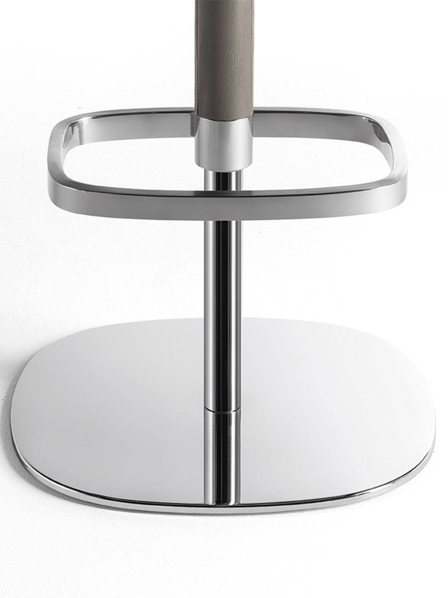 Archibald Stool With Steel Base