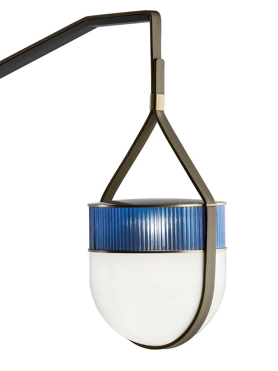 poltrona frau xi floor arm lamp